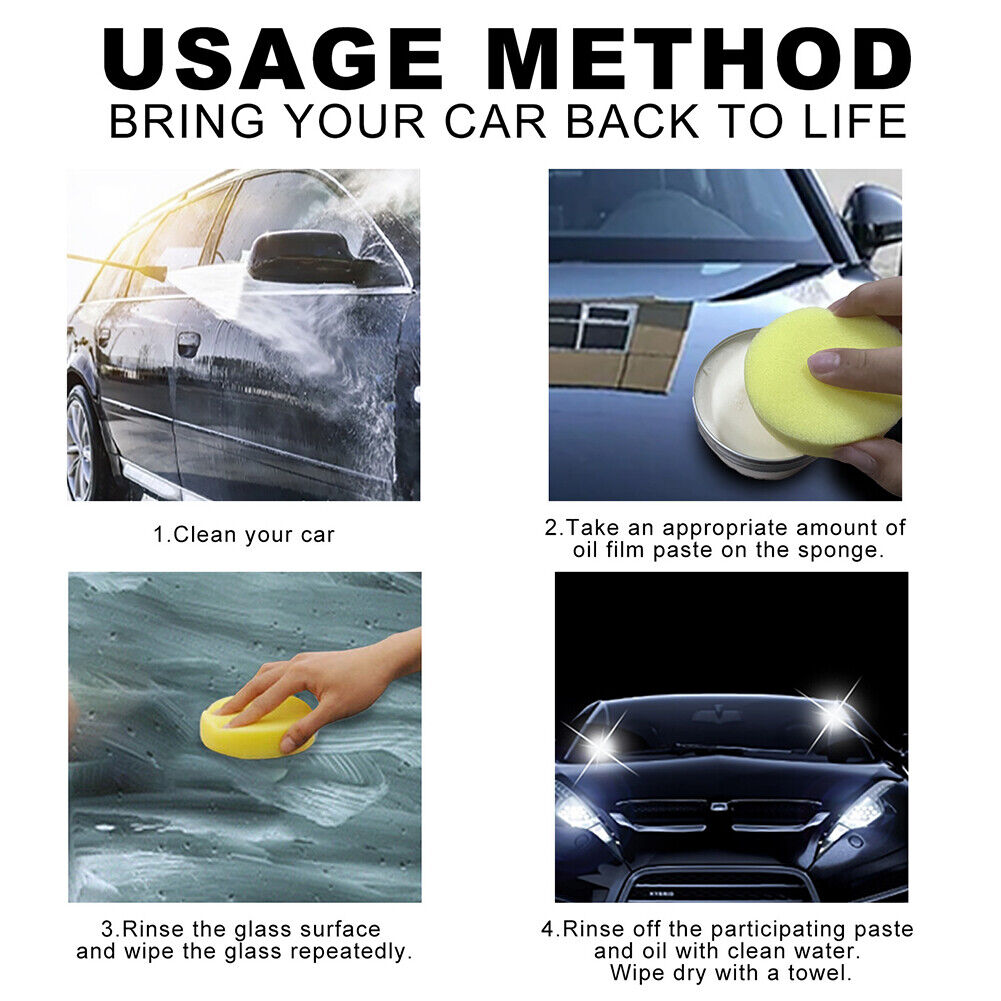 Glass Oil Film Remove Paste Window Glass Auto Car Agent Windscreen Cleaner