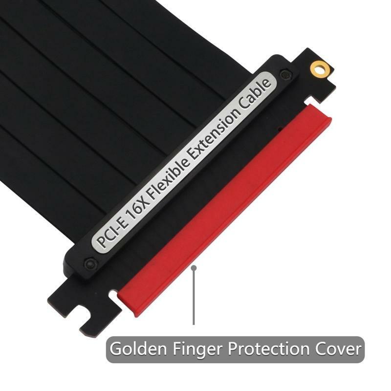 PCIe 3.0 x16 PCI Express Riser Extender Cable Flexible High Speed 90 Degree GUP