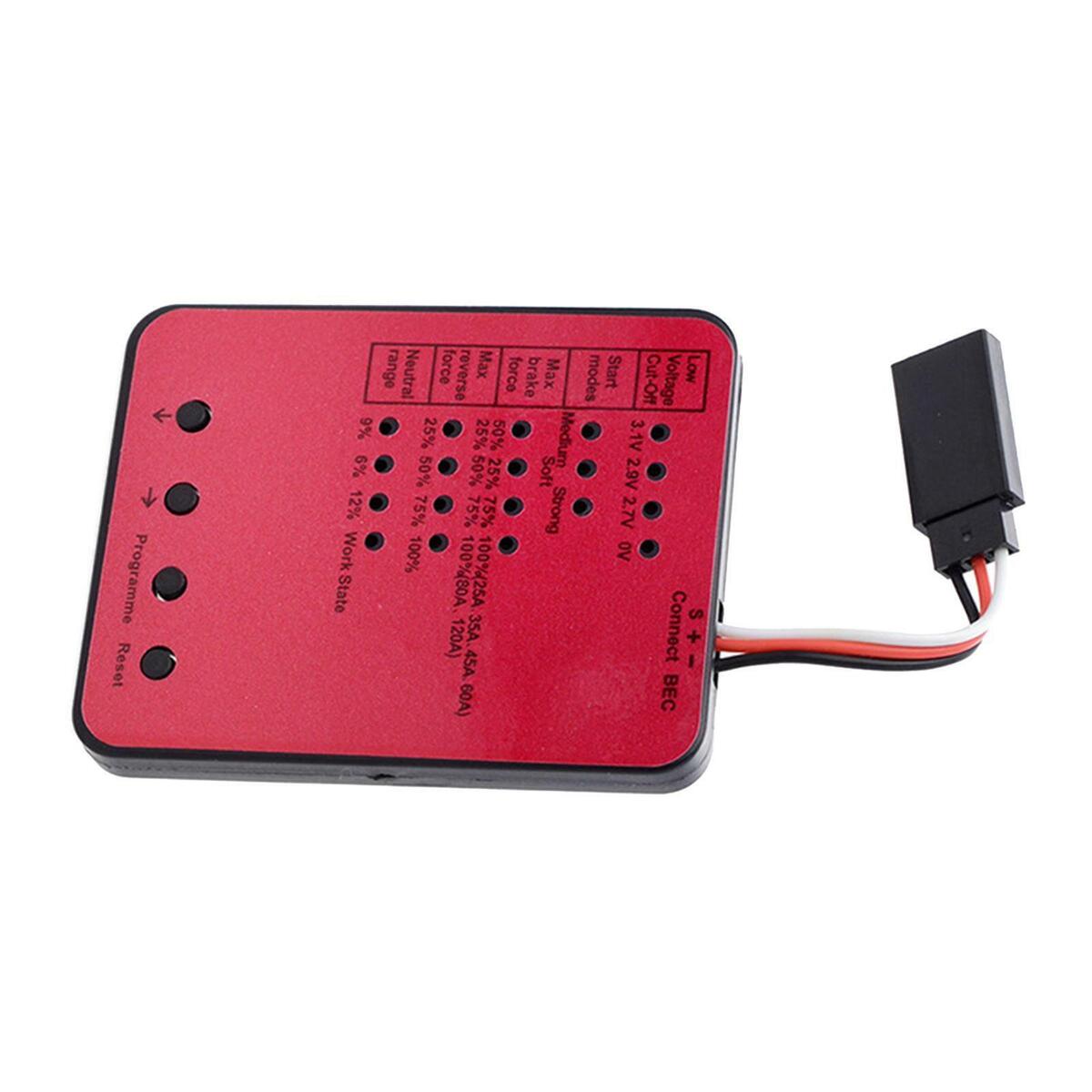 ESC LED Programming Card Electronic  Controller  for RC Car