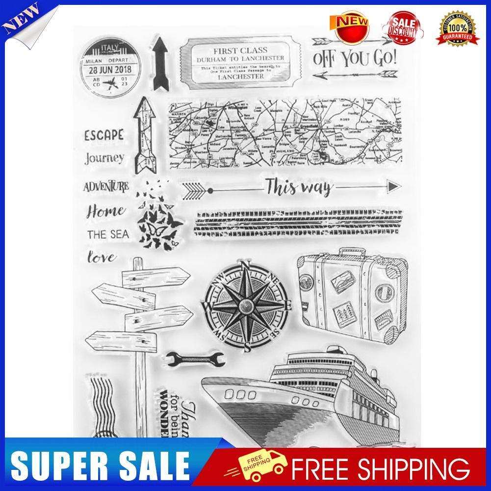 Journey Silicone Transparent Seals Clear Stamps for DIY Scrapbooking Photo