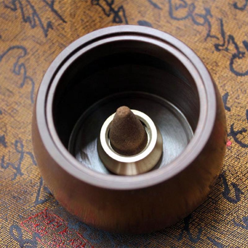 Copper Incense Stick Holder Incense Burner Double Use Mini Ornament