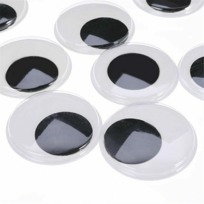 10pcs 40mm Big Black Wiggly Giant Googly Eyes For DIY Scrapbooking Hand Crafts