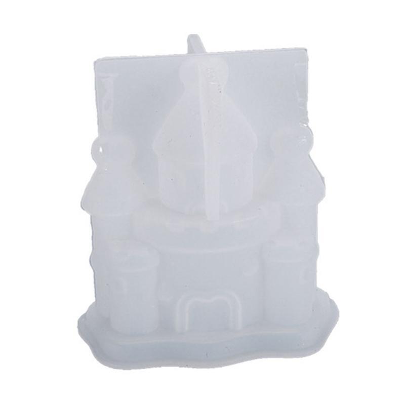 Handmade Castle House Fantasy Decoration Mold DIY Aroma Plaster Silicone Mold
