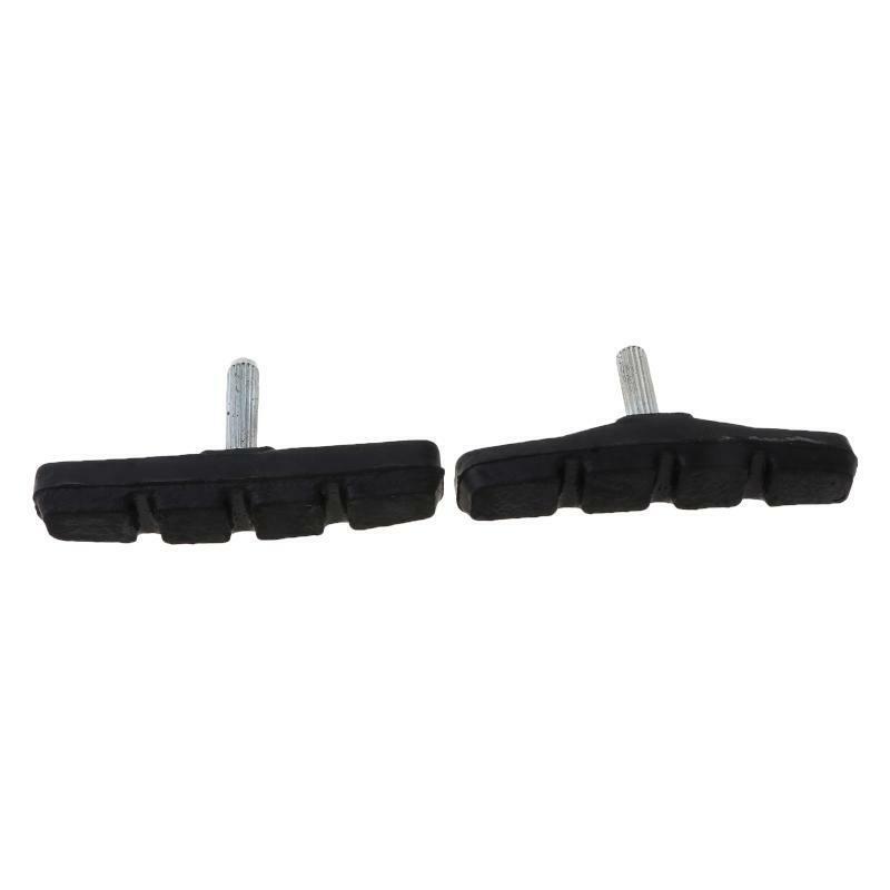 2pcs Brake Pads Silent Rubber V Brake System Bike Parts Bicycle Cycling Safety
