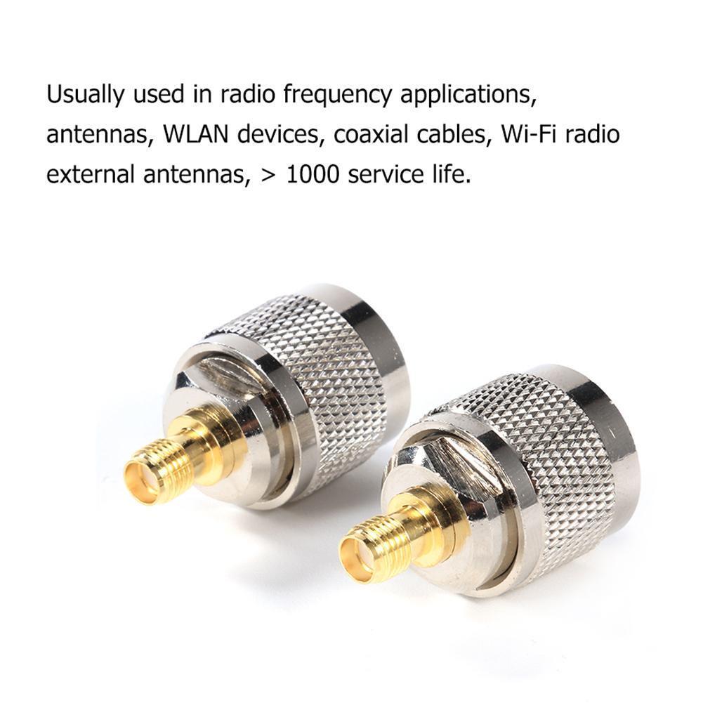PL259 UHF-J Male to SMA-K Female Connector RF Coax Radio Antenna Adapter