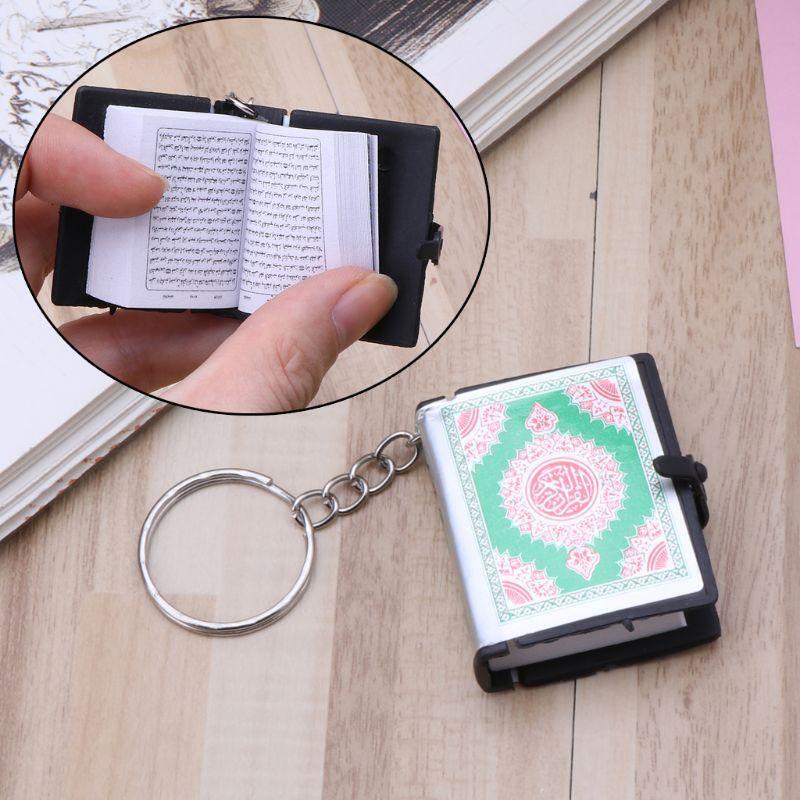 Mini Ark Quran Keychain Nice Book Real Paper Can Read Arabic the Koran Keychain
