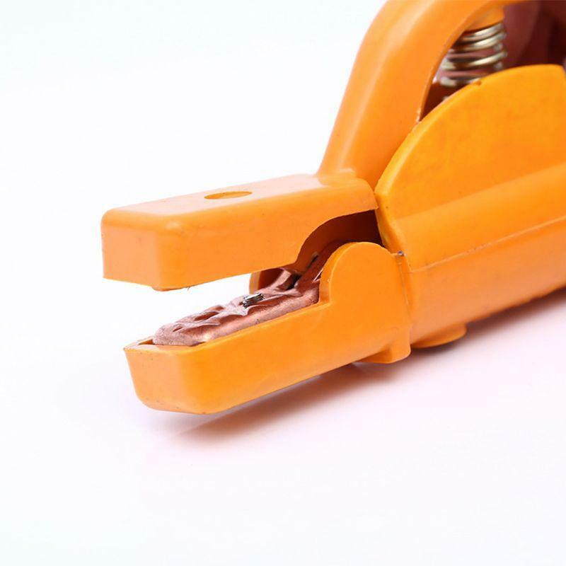 2Pcs/set 500A 2M Electrode Welder Clamp 300A 1.5M Ground Clamp Cable Connector