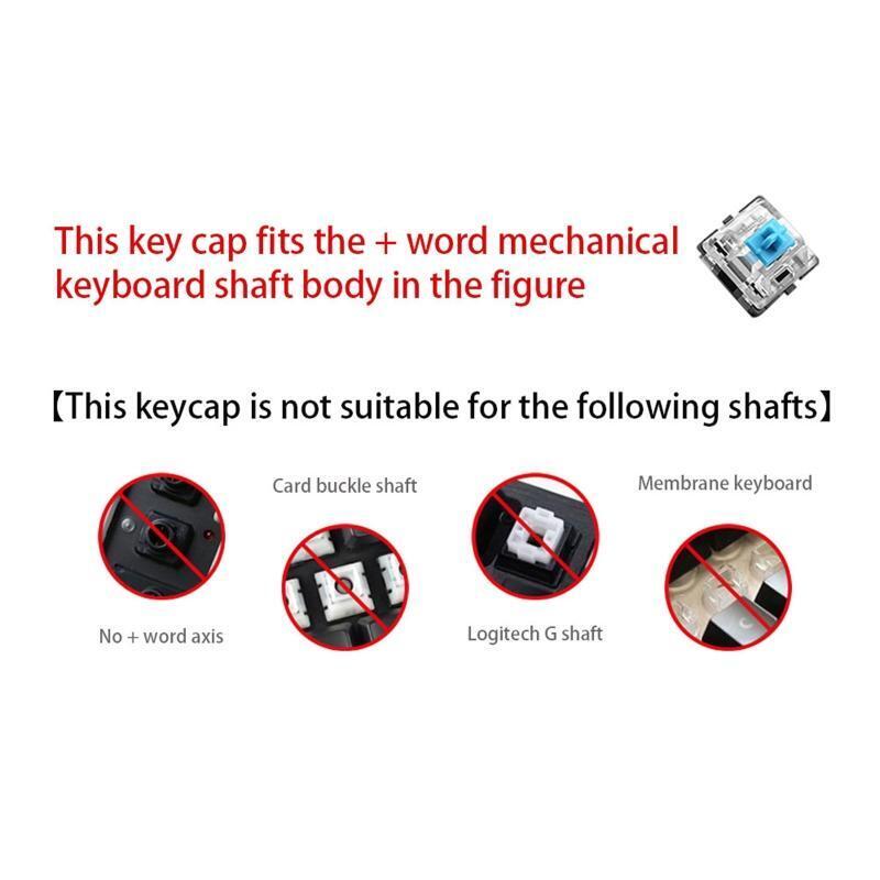 Acid House Keycap Cherry Profile For MX Switch GK61 64 108 Sweet Girl Dye Subb