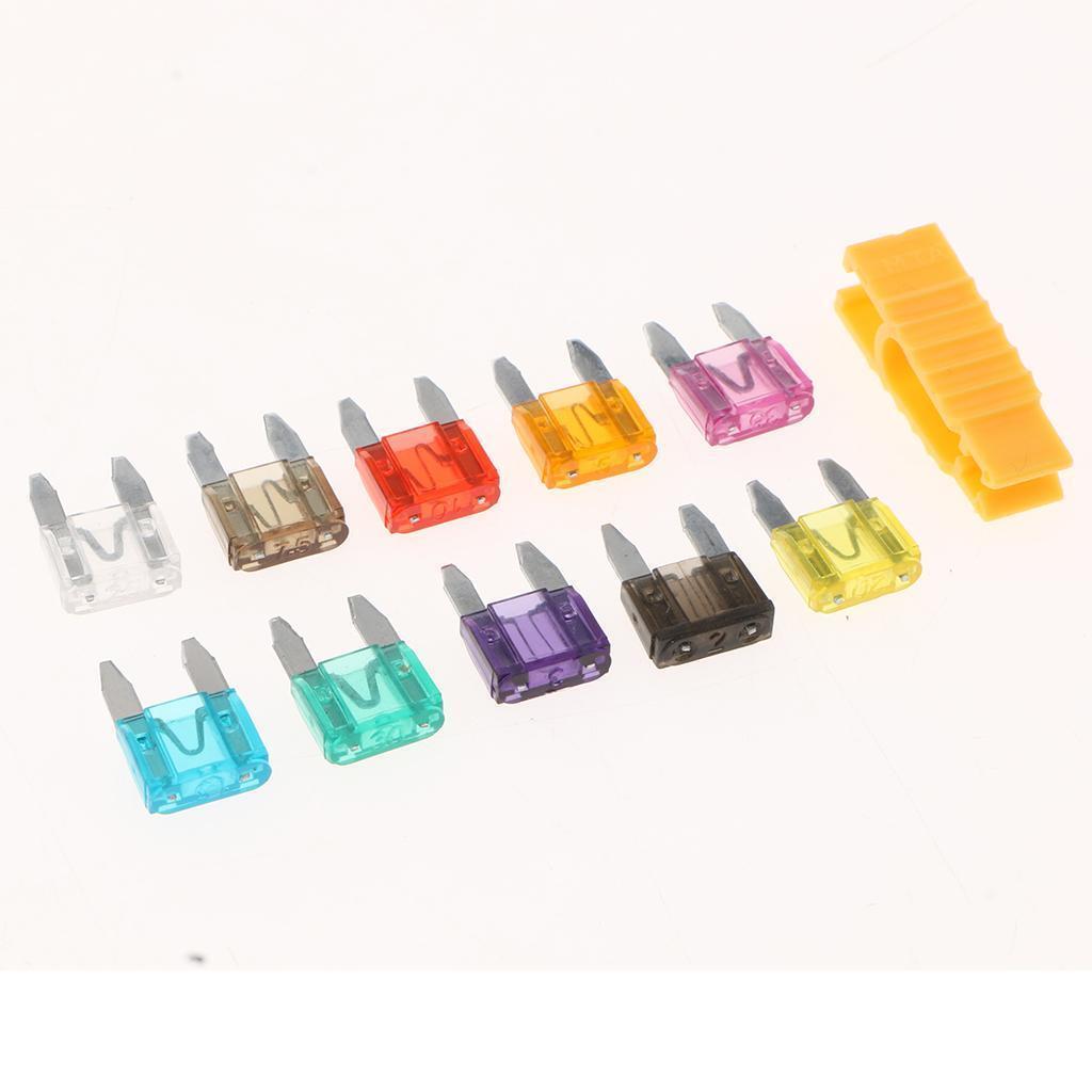120pcs Auto Car Fuses Assortment Kit 2A-35A With Fuse Puller & Storage Box