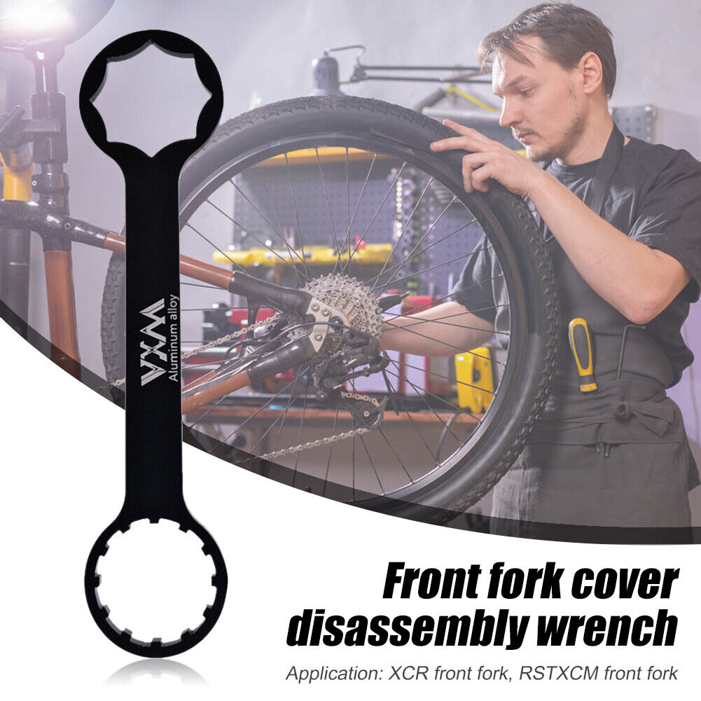 VXM Cycling Bottom Bracket Front Fork Repair Wrench for XCR RST XCM (Black)