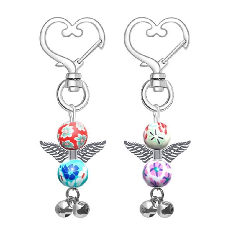 Thank You Tag Guardian Angel Keychains Yarn Bag 24 Sets DIY Ornament