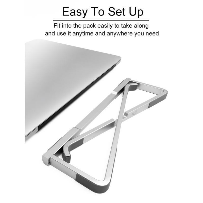 Laptop Computer Riser Holder Heat Dissipation Bracket Aluminum Alloy Desktop