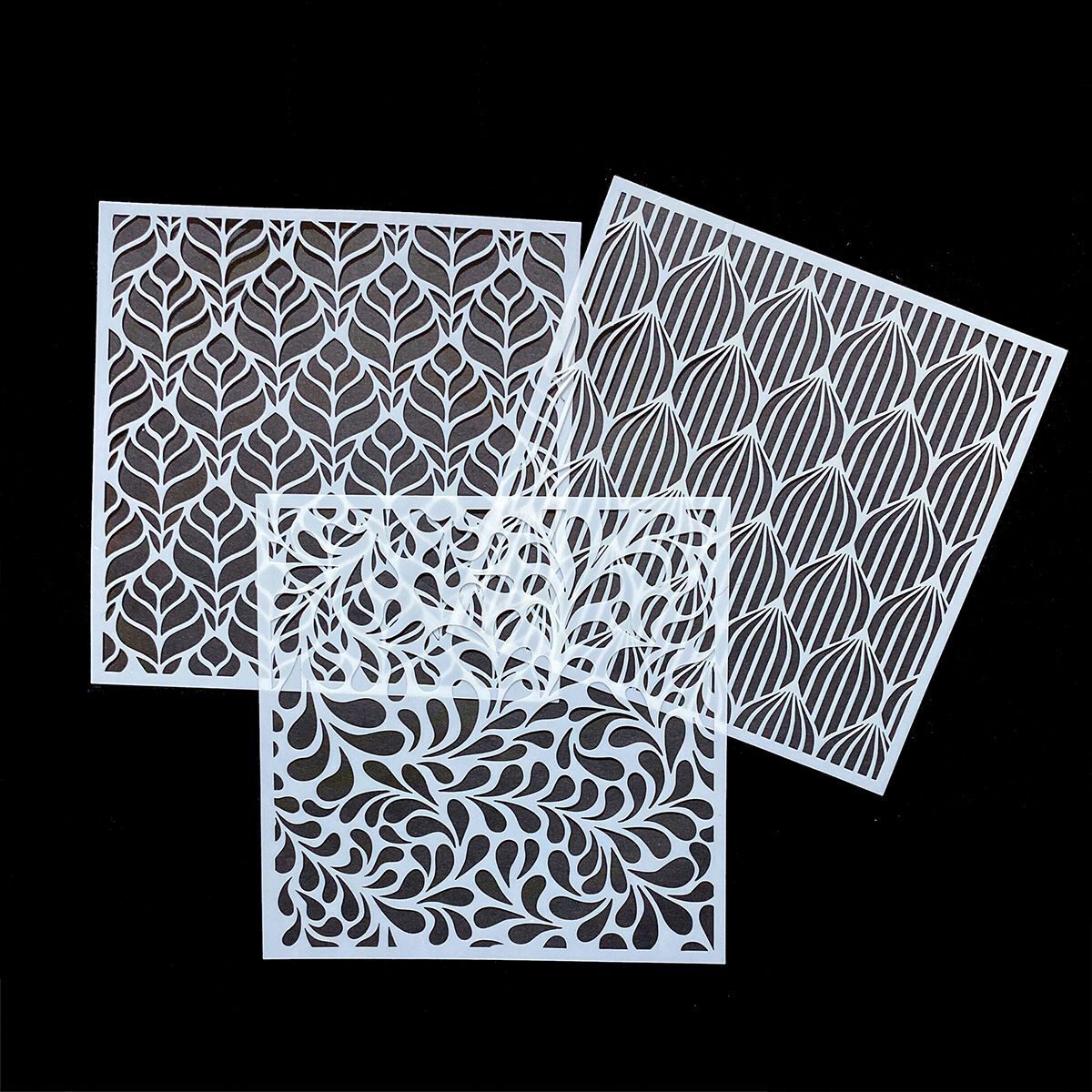 Template Mandala Stencils Wall Painting Geometric Template Spary Furniture