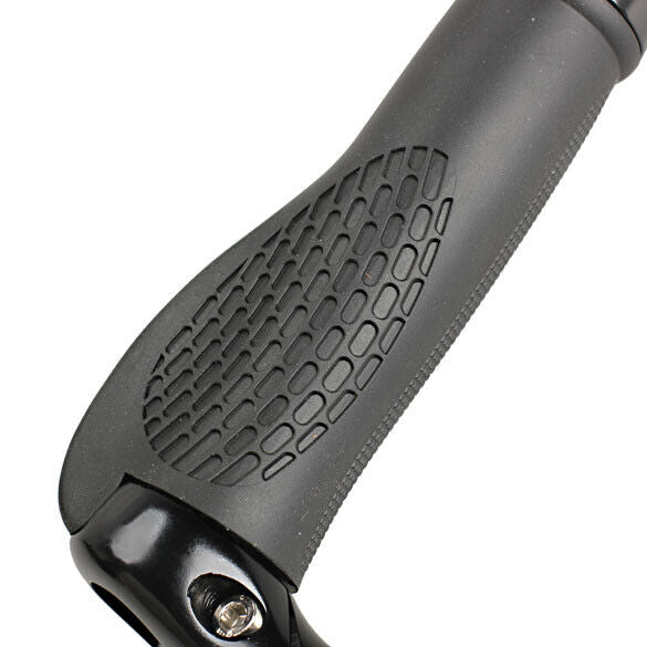 Bike Bicycles Cycling Ergonomic Lock-On Handlebar Grips Bar Ends Black