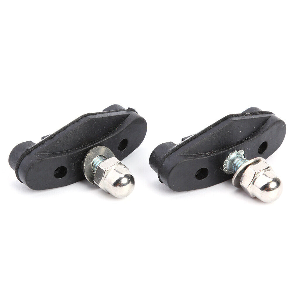 1 Pair Bicycle Brake Pads Rubber MTB Bike C-Brake Holder Cycling Equipment