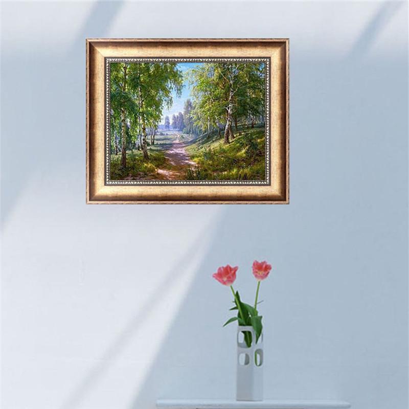 Trees & Road 5D Diamond Embroidery DIY Craft Cross Stitch  Home Decor