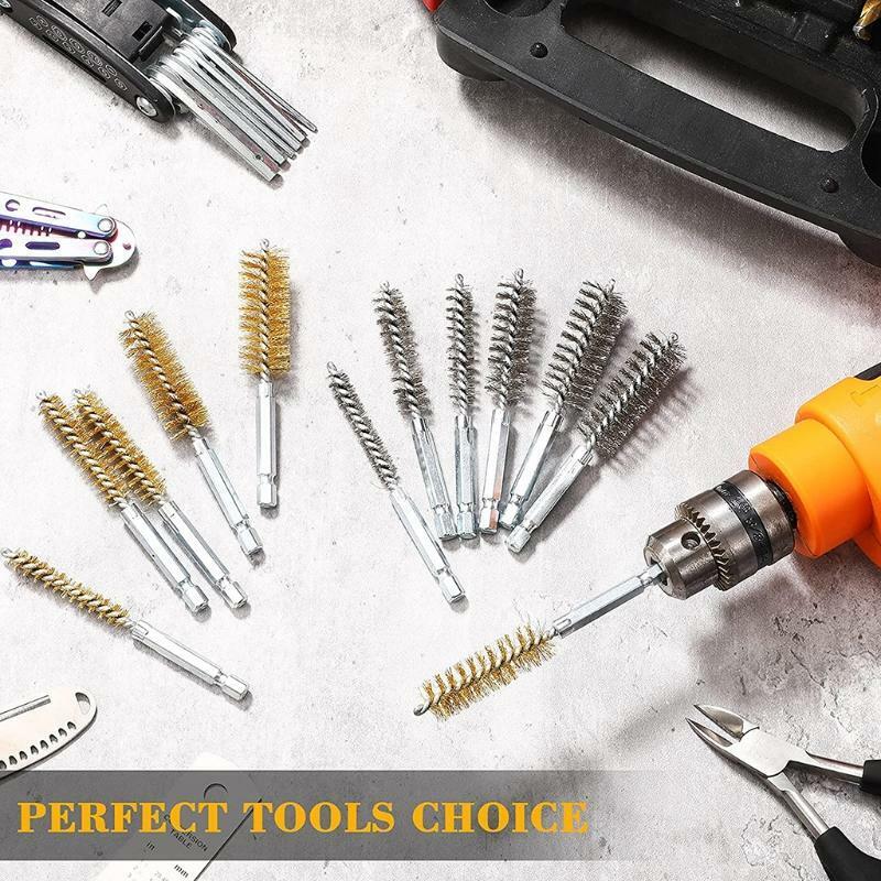 Suitable for Cleaning, Polishing Strong Stainless Steel Wire Brush Sets