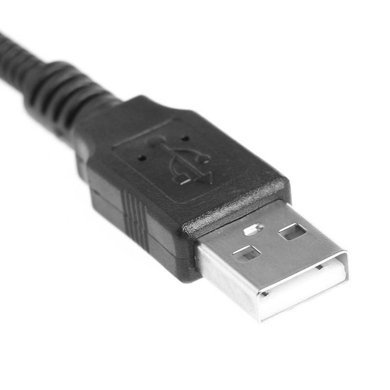 Flexible Metal USB 2.0 Male To Female Data Power Cord Stand Extension Cable 30CM