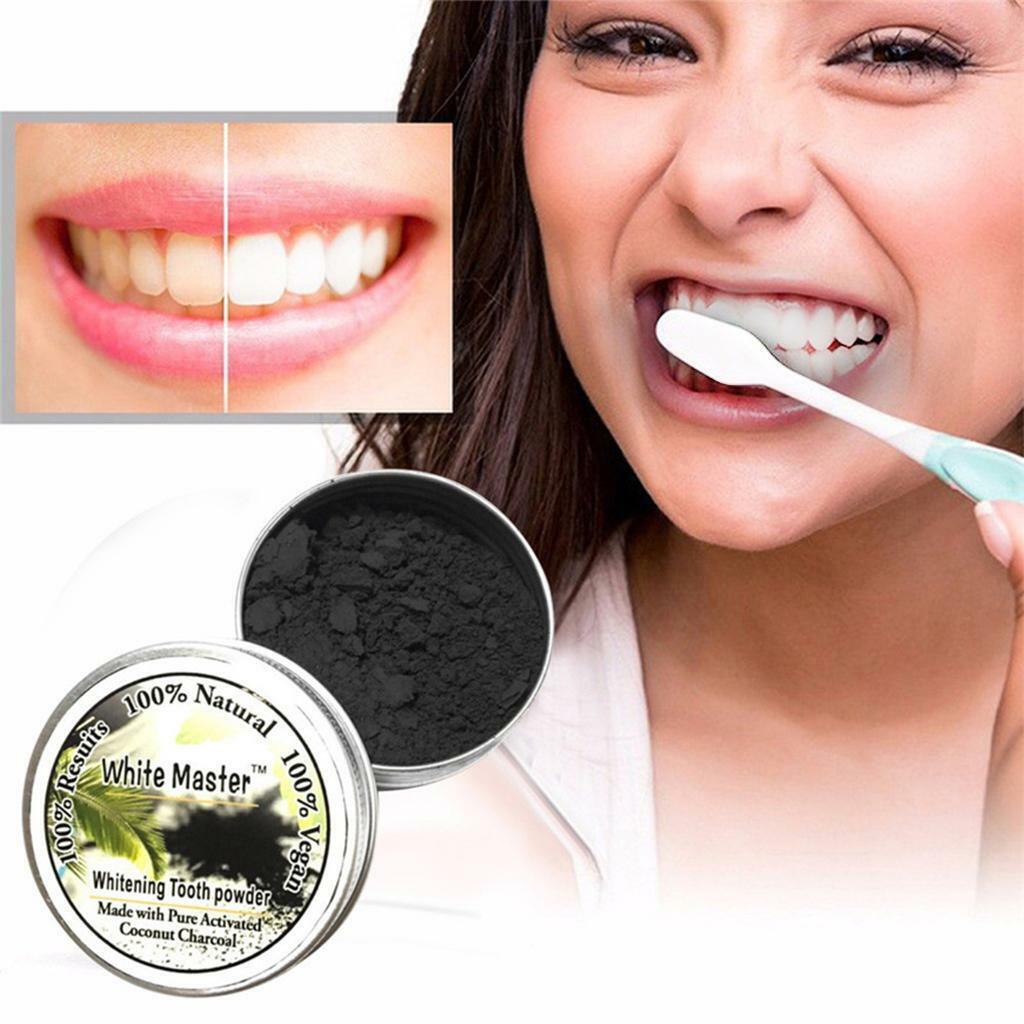 Black Tooth Powder Teeth Whitening Powder Activated Bamboo Charcoal Powder