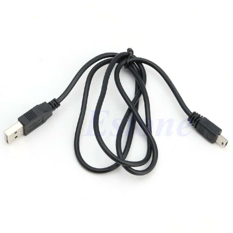 Lot USB 2.0 Male A to Mini 5 Pin B Data Sync Charger Cord Charging Cable Adapter