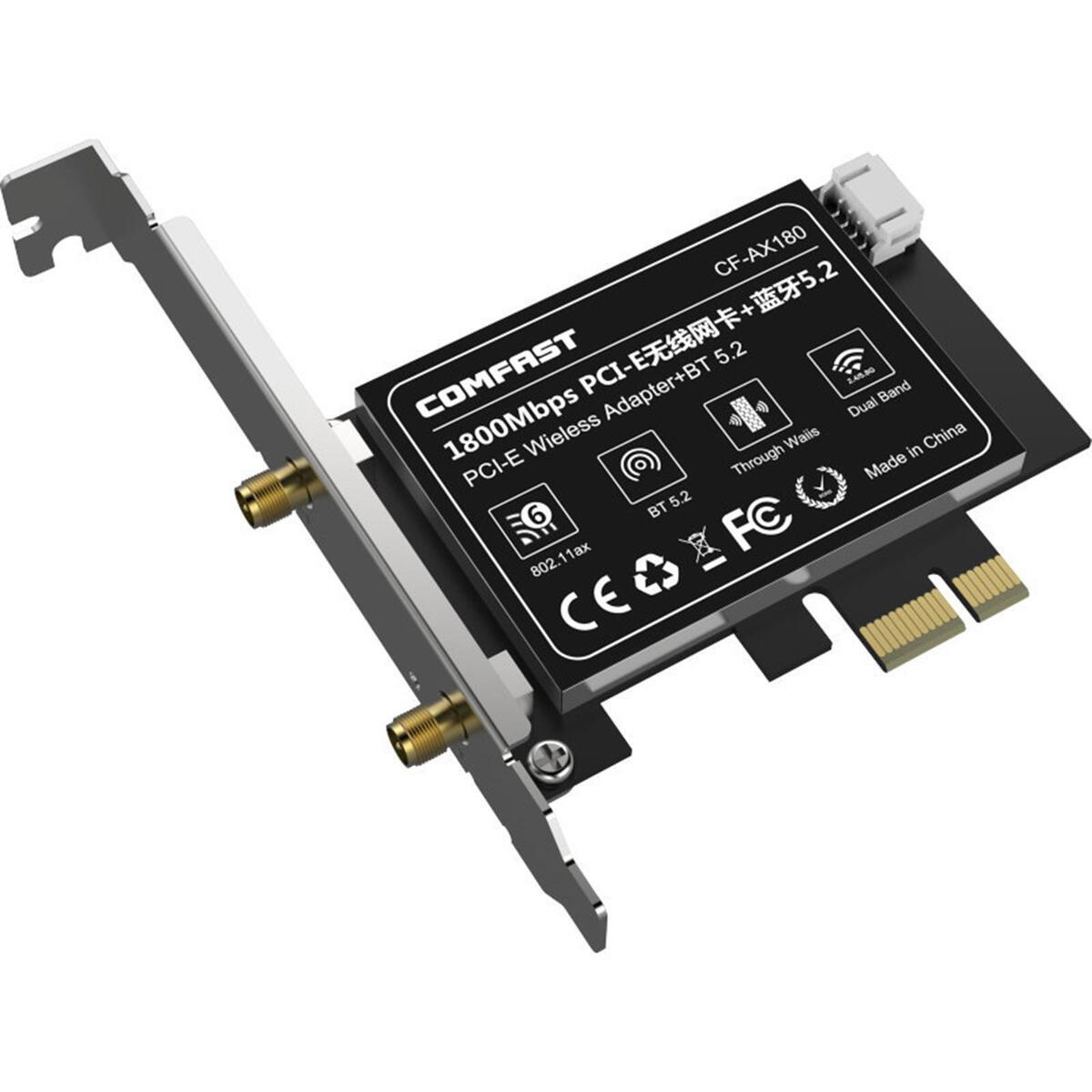 Gigabit Ethernet PCI  CF-AX180 3000M, PCIe Wi-fi Card Low Profile Bracket WiFi