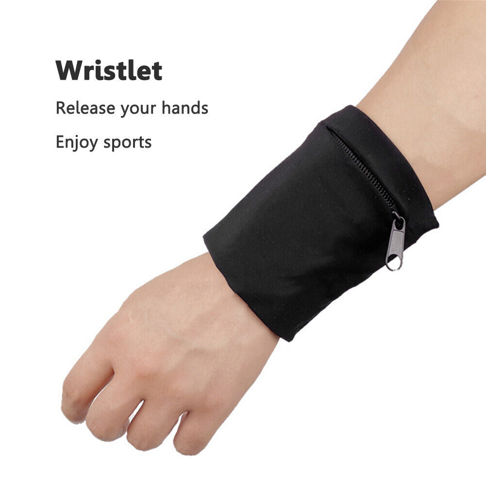 Running Arm Bags Cycling Pocket Fitness Wrist Wrap Sport Strap Band Wallets