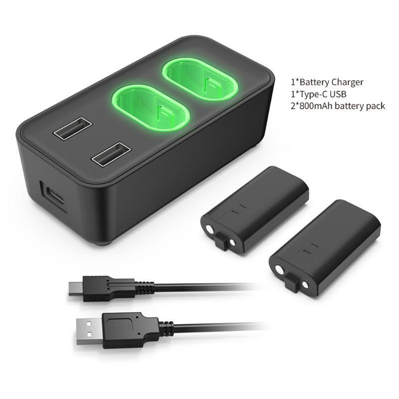 Charging Station Dual Charging Cradle with Battery Pack Fit for X Series X|S