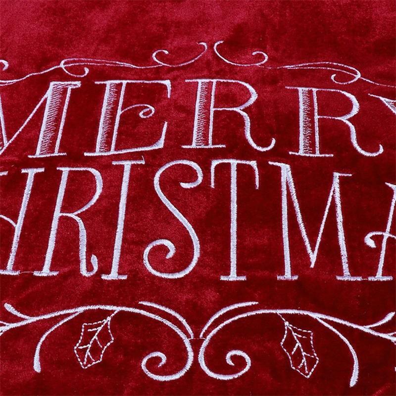 Merry Christmas Tree Skirt 48inch Large Size Home Festival Party Decoration Gift