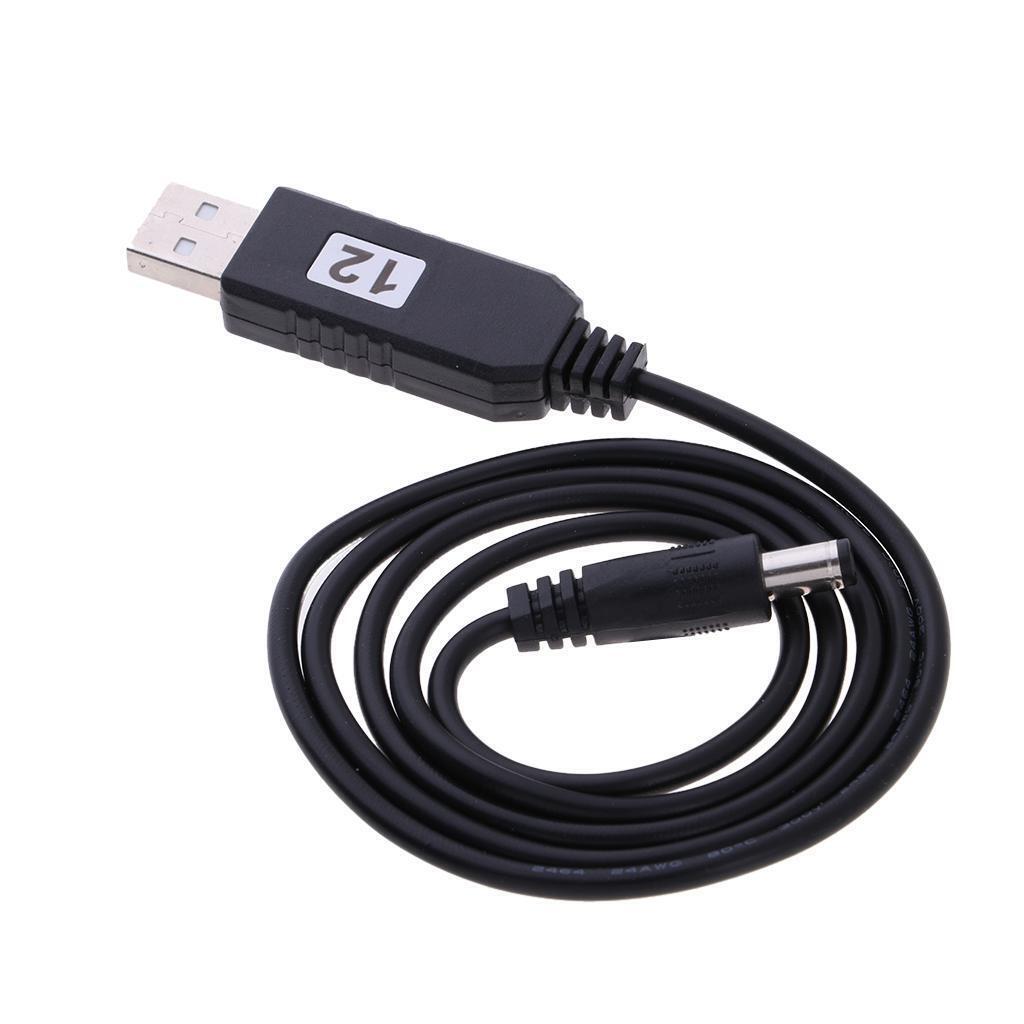 USB   DC   5V   To   12V   5 . 5mm   x   2 . 1mm   DC   Barrel   Male