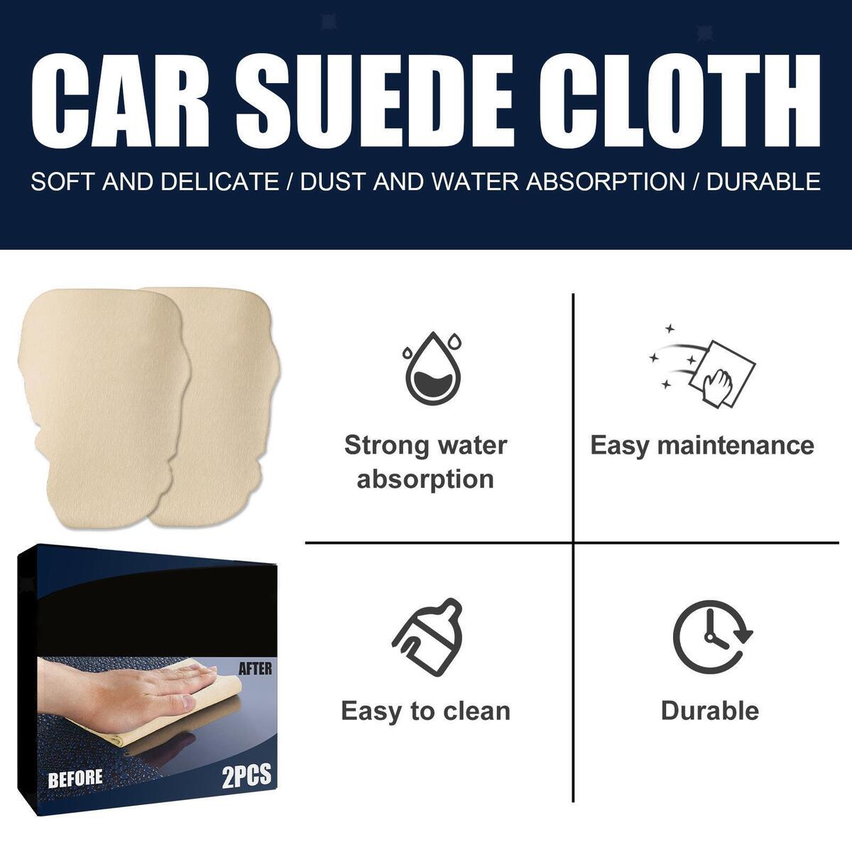 Premium Wash Towel 2 Pieces Car Drying Towel Fit for Camera Lens Car Wash