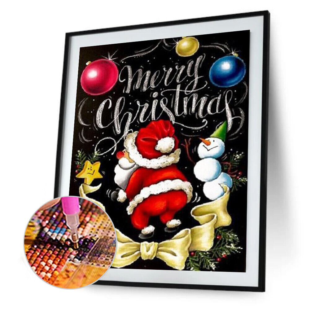 DIY 5D Diamond Painting Full Square Santa Claus Handmade Picture Home Decor