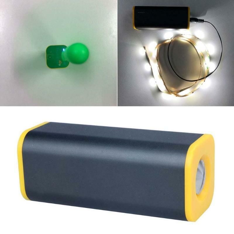 8.4V USB 5V 4x 18650 Battery Power Bank Box For Bike LED Light Cell Phone Tablet
