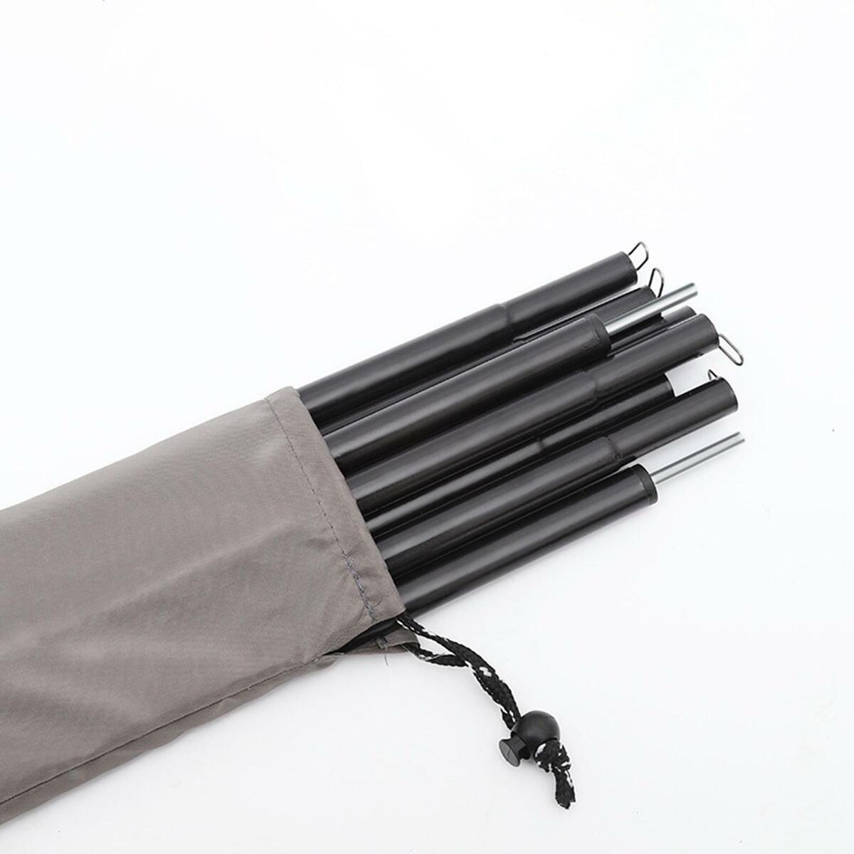 Stakes Storage Pouch Ground Pegs Awning Poles Carrying Bag for Trekking