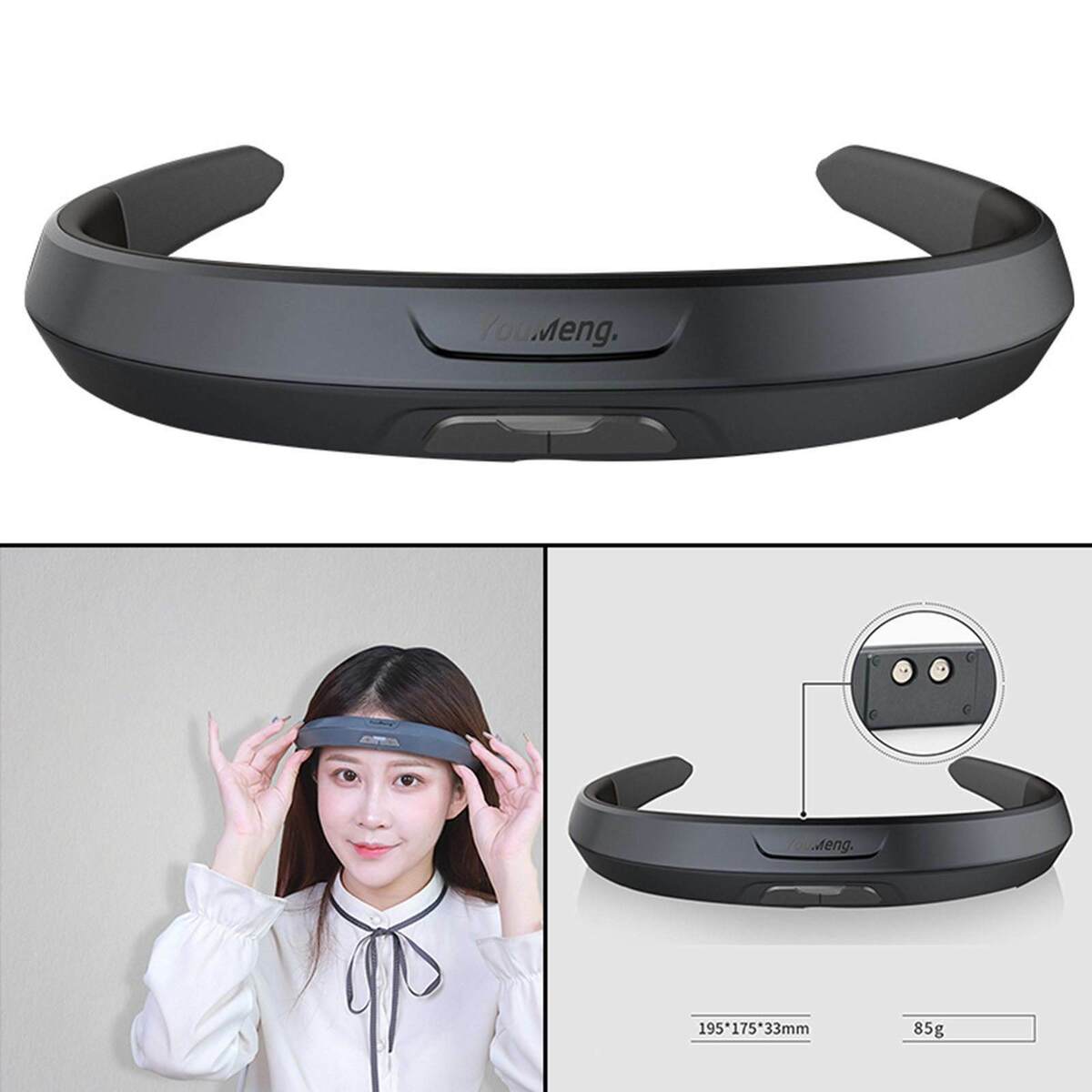 1 piece Head Massager  ing Aid  Headache Relieve Black