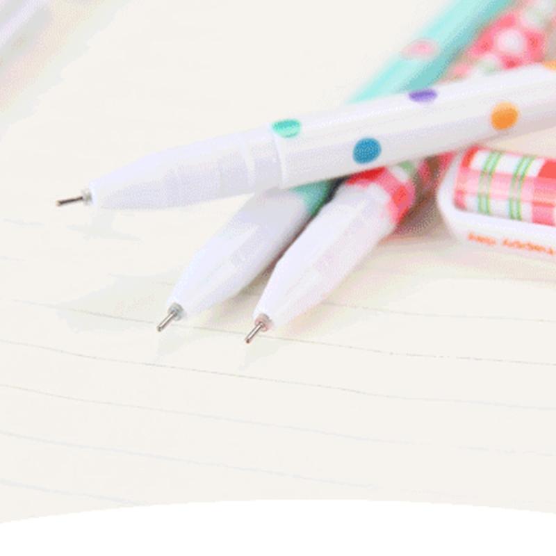 10pcs Refillable Colorful Gel Pen Party Favors Supplies for Scrapbook Lovers