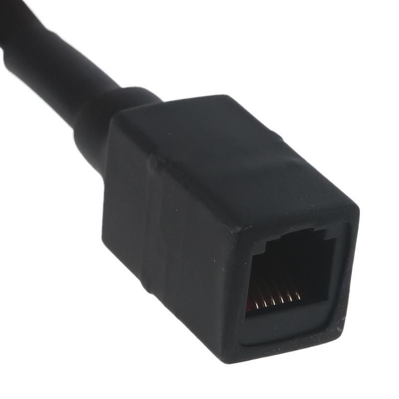 Mic Extension Cable 6 Pin 3 meters Black Cord for FTM-100DR FTM-400DR FTM-400XDR