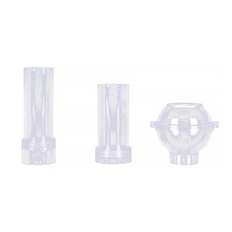 Plastic Candle Molds for Candle Making Set of 3 - Including Pillar Mold, Cylind