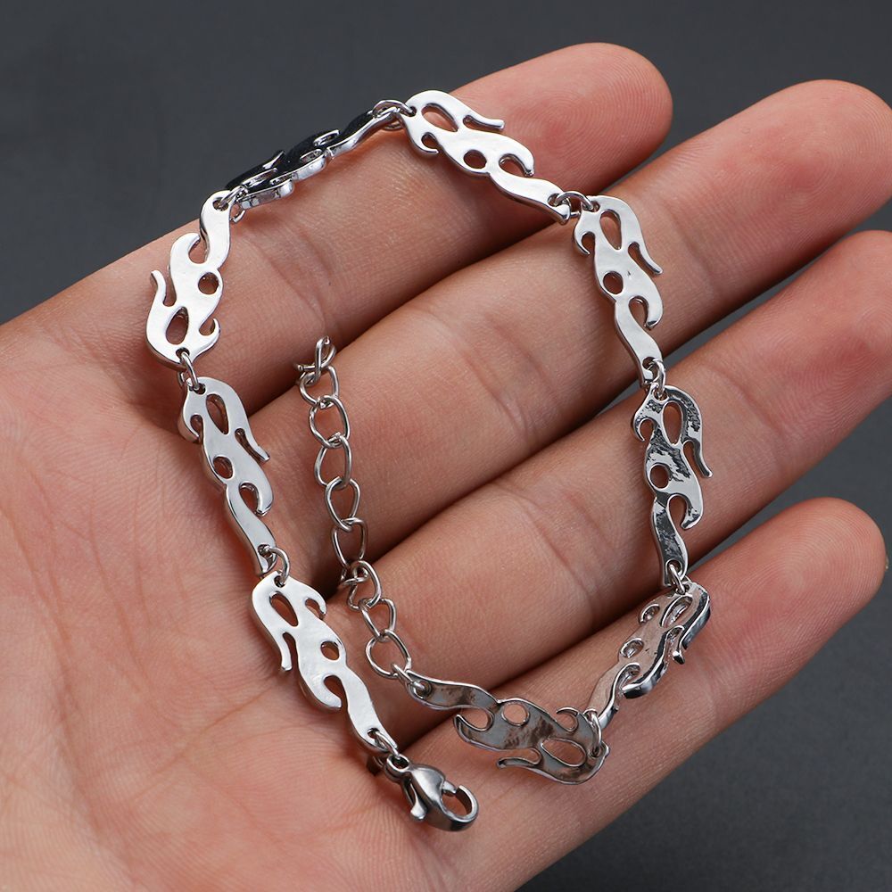 Jewelry Hip Hop Wave Sun Bangles Rock Jewelry Accessories Fire Flame Bracelet