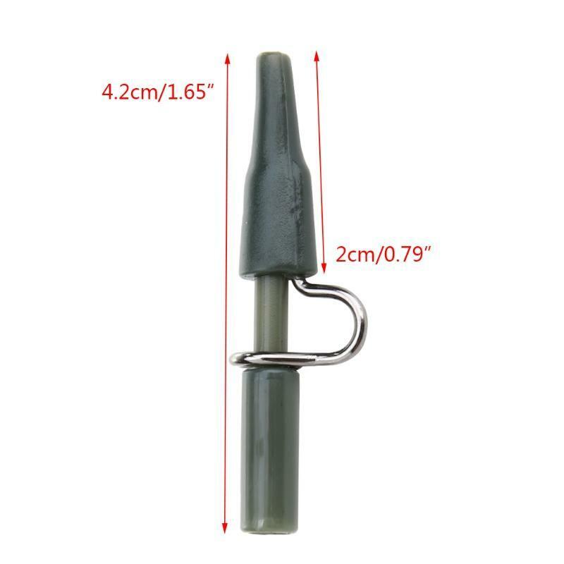 20Pcs European Carp Heavy Duty Lead Clip Silica Gel Carp End Fixed Line Fishing