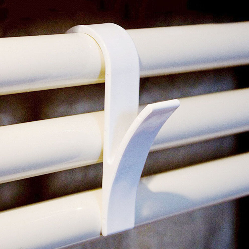 2pcs Hanger for Heated Towel Radiator Rail Bath Hook Drying Rack Holder