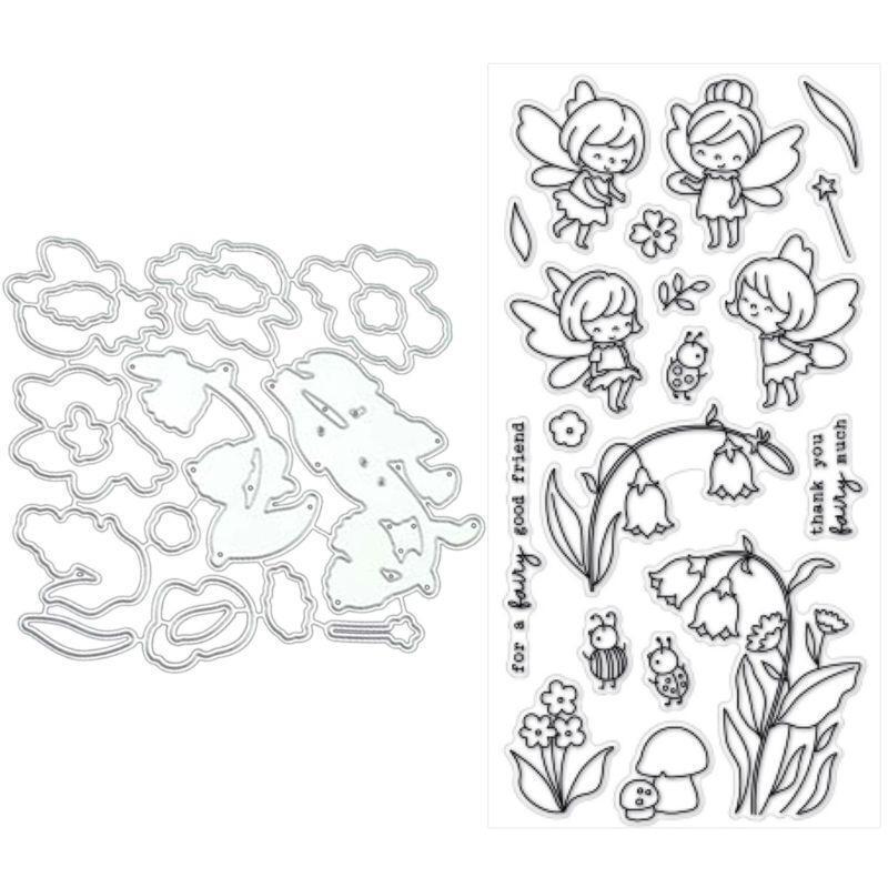 Fairy Metal Cutting Dies Stencils for DIY Scrapbooking Album Paper Card Crafts
