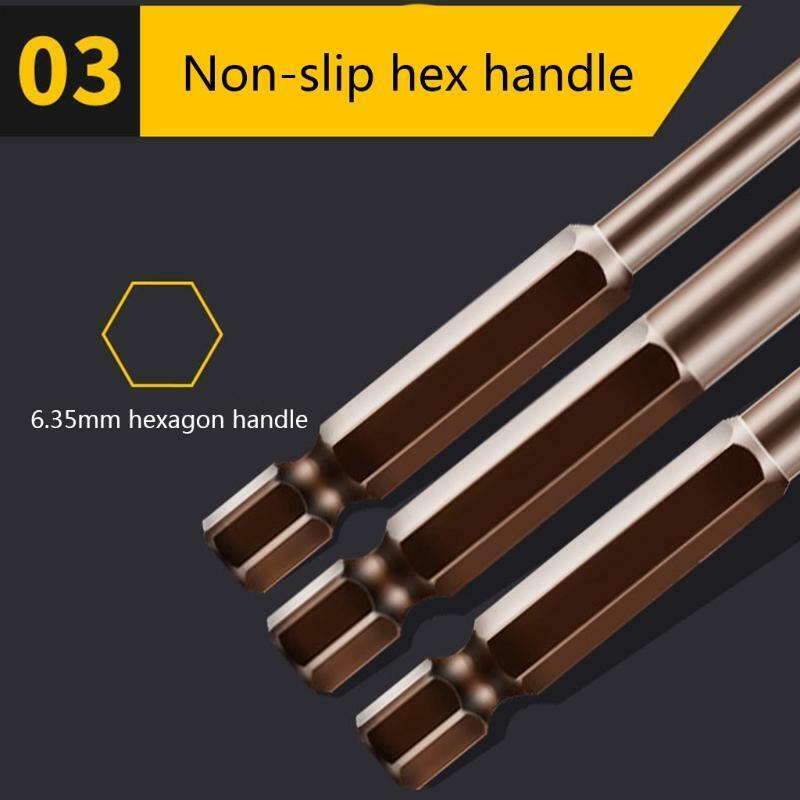 7Pcs Sturdy Multifunctional High-qualityTriangle Drill Tile Drill Bit Tool