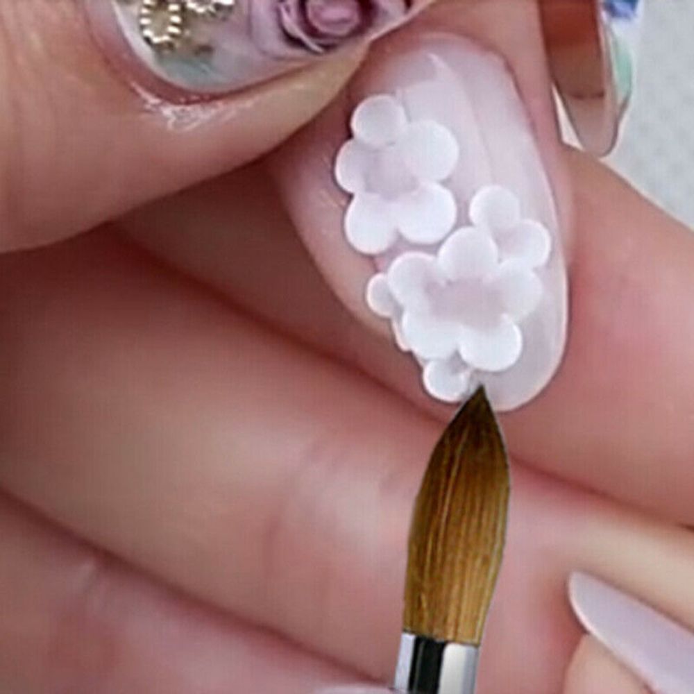 Manicure Powder  Bursh Nail Art Brush Acrylic Nail Brush For Acrylic Powder