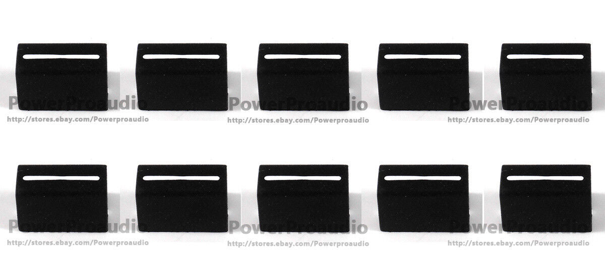 10pcs New Channel Crossfader  Fader  Cap Knob For RANE 56 57 61 62 64 68 (Black)