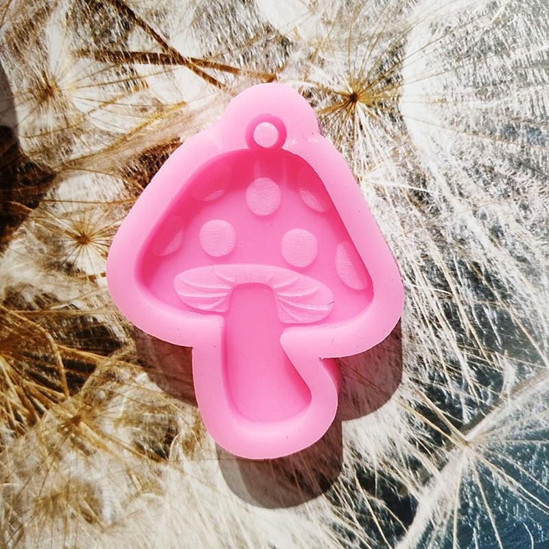 Mushroom Keychain Molds Keychain Jewelry Making Tool 10Pcs Chain 20Pcs Jump Ring