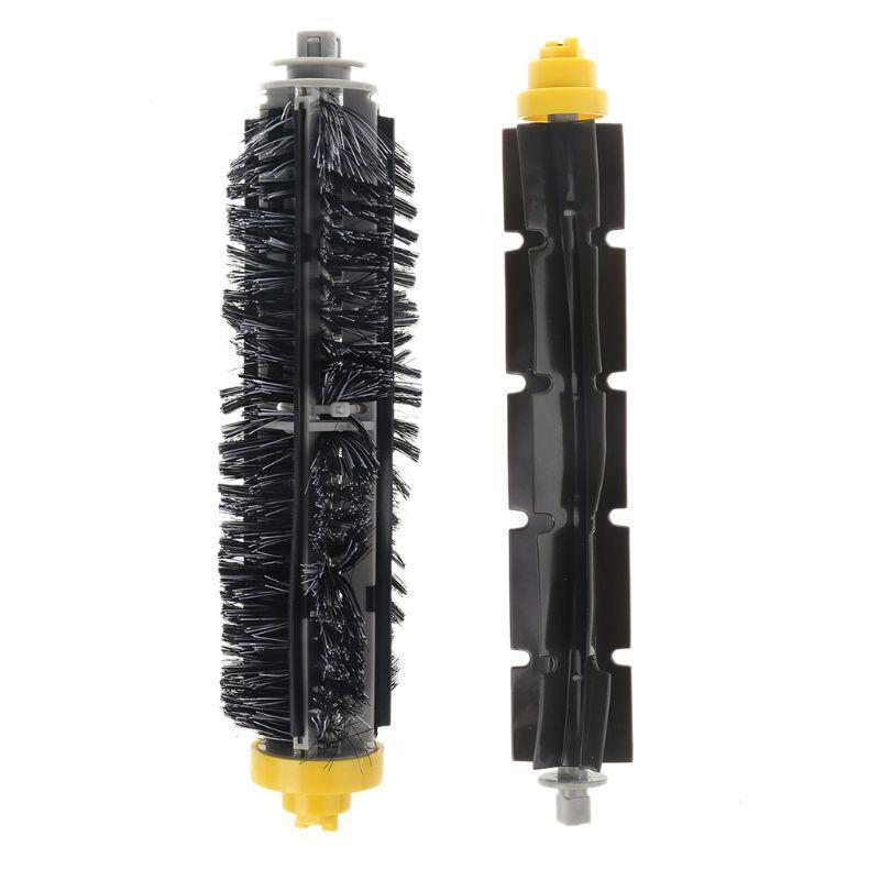 Bristle Brush & Flexible Beater Brush Fr Cleaner Irobot Roomba 600/700 Series