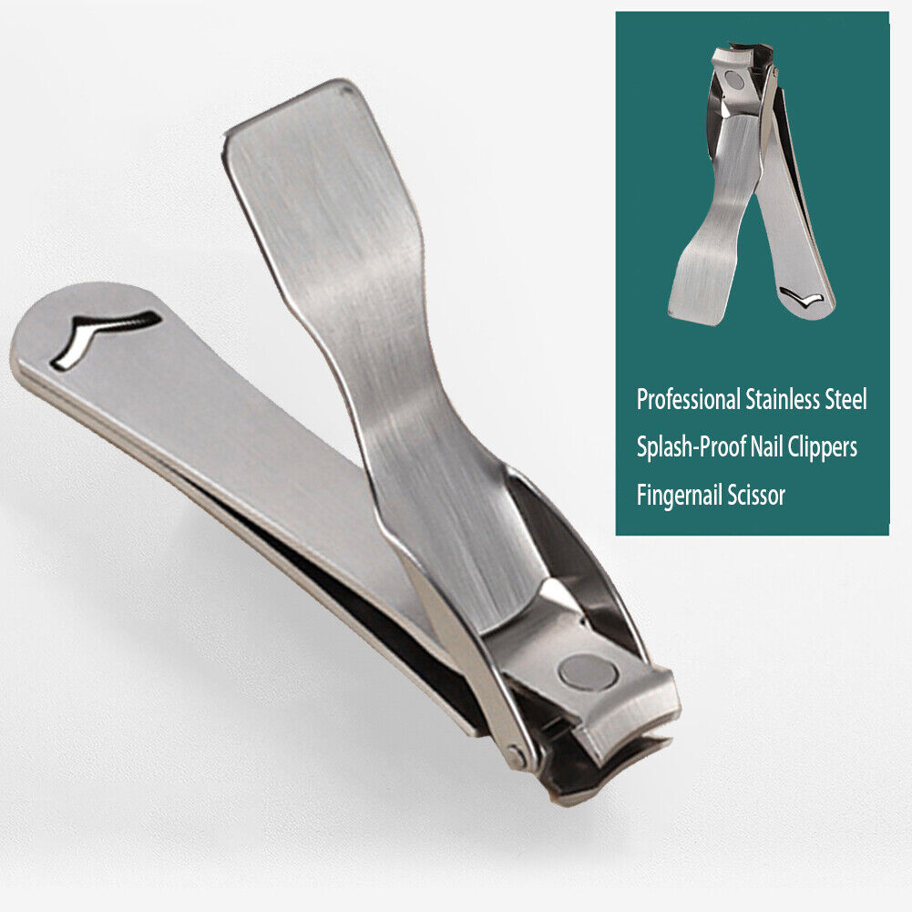Portable Stainless Steel Splash-Proof Nail Clippers Fingernail Scissor (S)