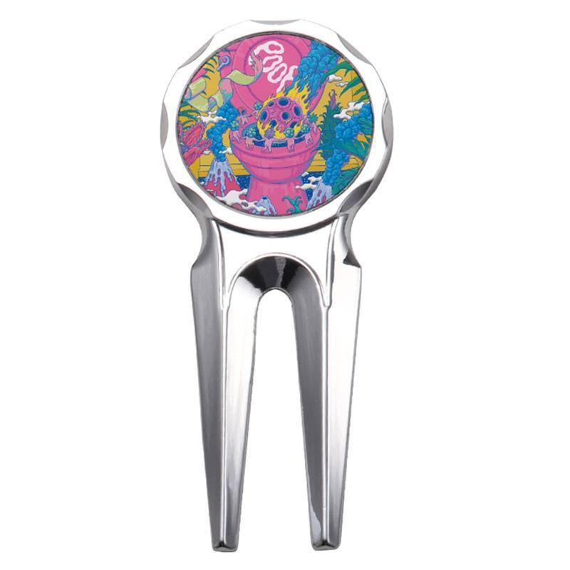 1Pc Mini Golf Divot Tool Zinc Alloy Golf Divot Repair Tool Metal Golf Divot Tool