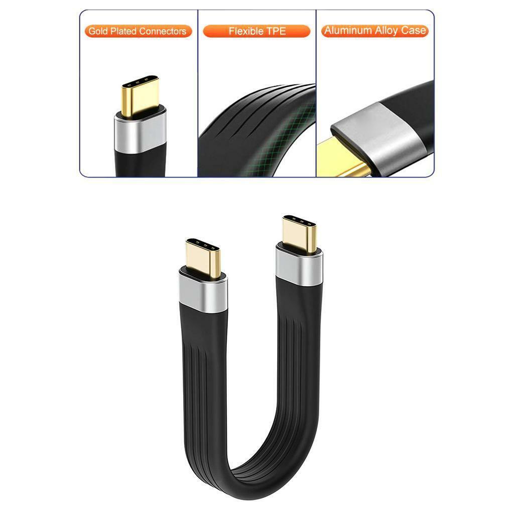 Short  to  3. 2 Cable Fast Charging with  Delivery Black