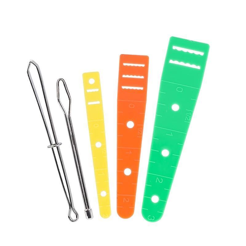 Metal Threader Plastic Threaders Tweezer Kit Drawstring Threader Set